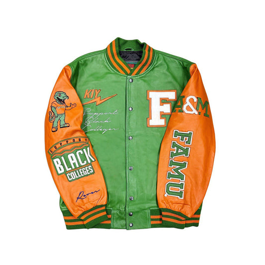 FAMU Leather Varsity Jacket