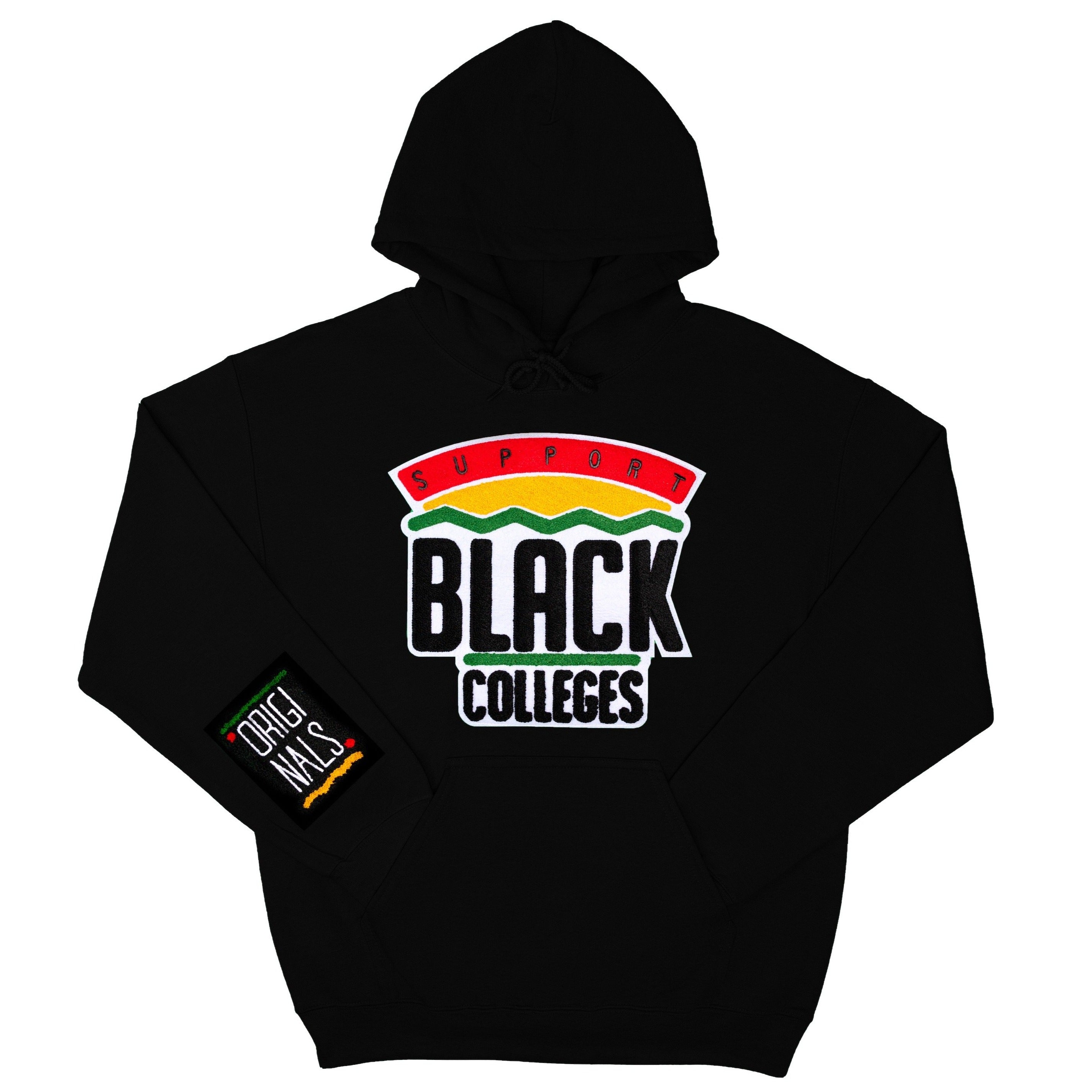 "Support Black College" Hoodie "Black"
