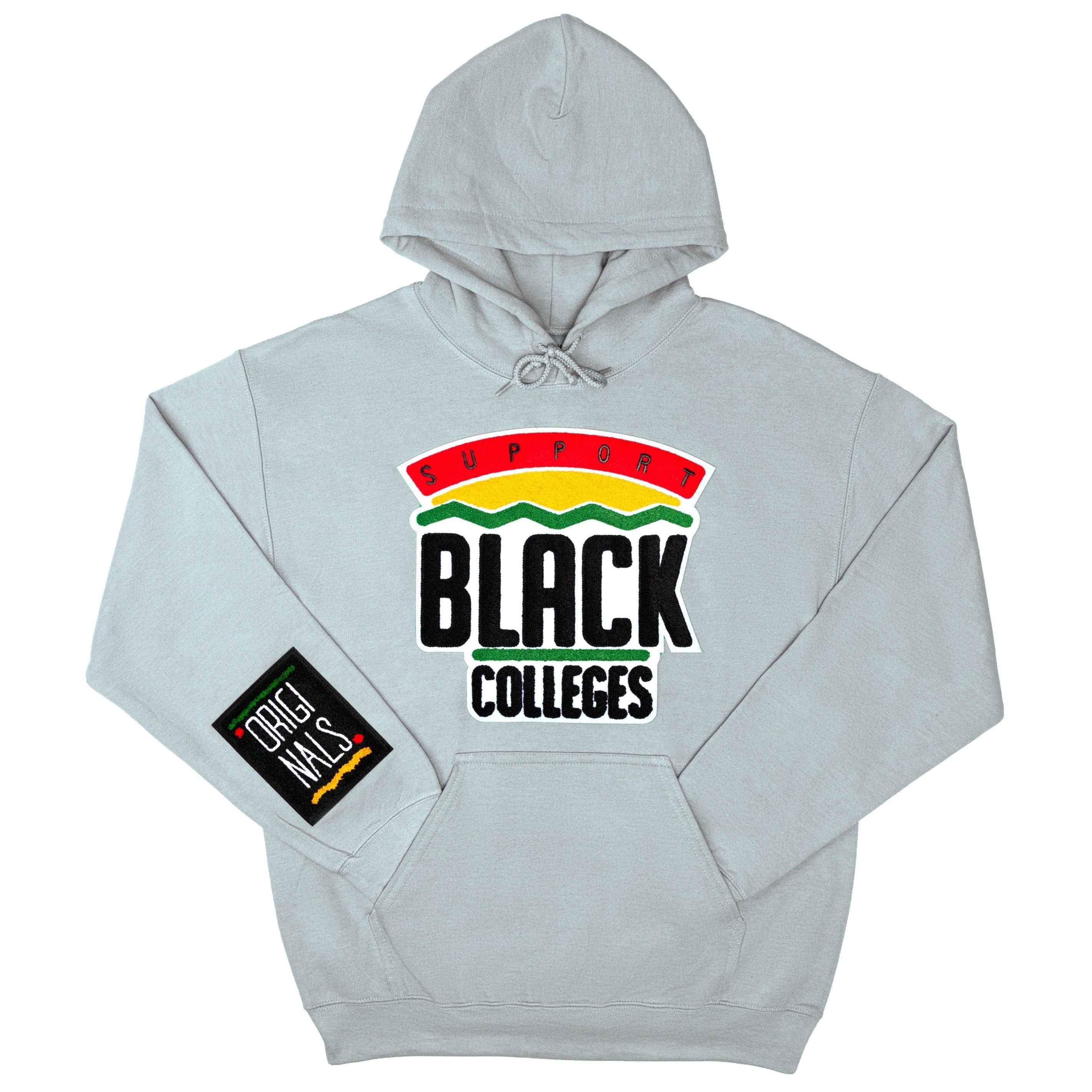 "Support Black College" Hoodie "Grey"