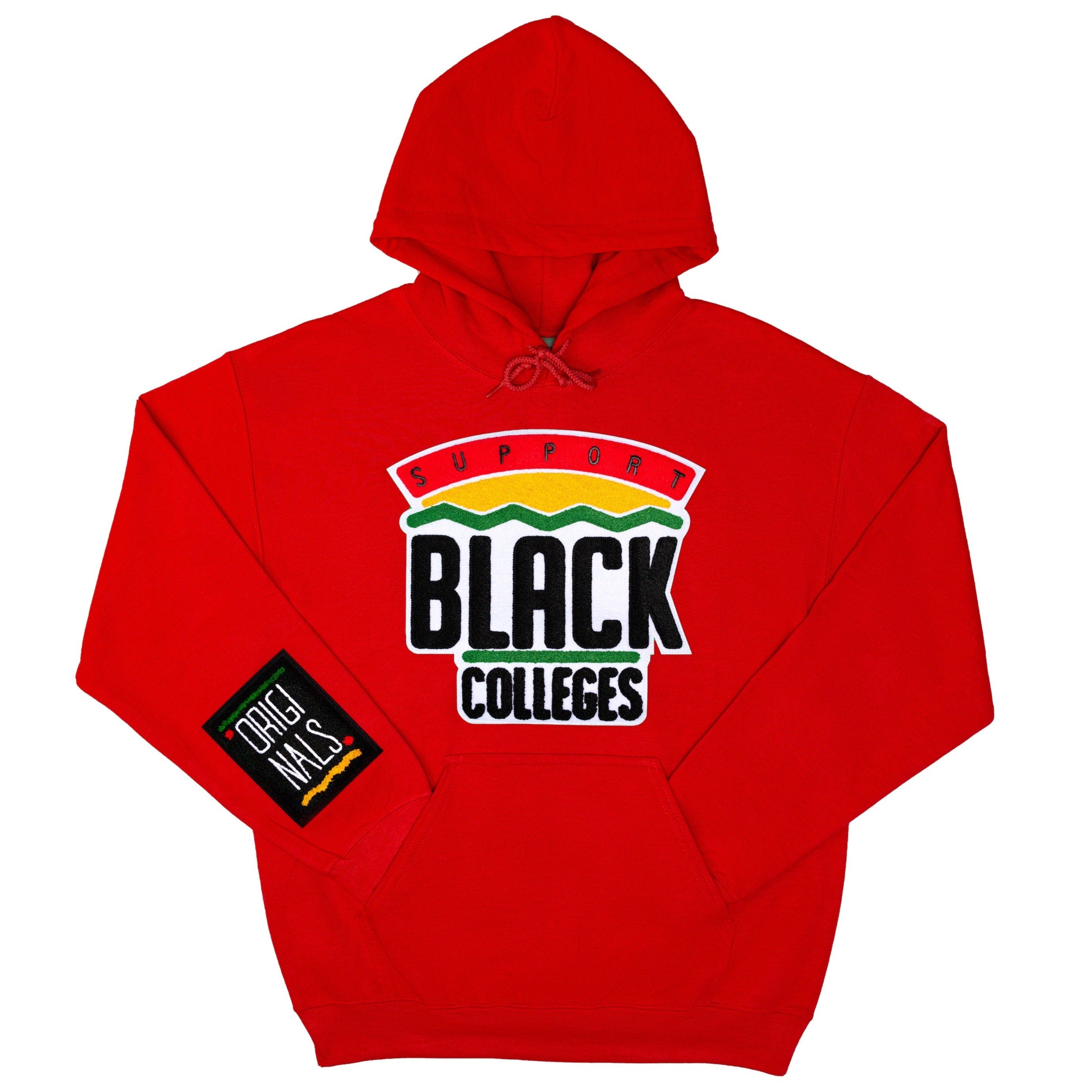"Support Black College" Hoodie "Red"